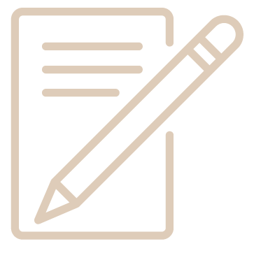 paper and pen icon graphic